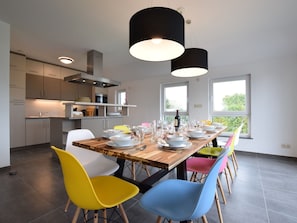 Dining - Stylish Apartment in Léglise With Terrace (Léglise)