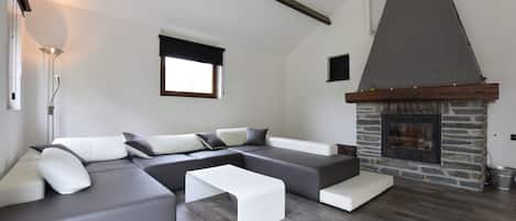 House | Living room | Fireplace