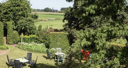 Spacious, Atmospheric Upper Floor of a Farmhouse With Garden