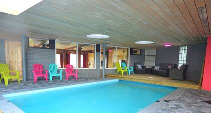 Superb House for Family Group with Swimming Pool, Sauna, Hot Tub, Billiards