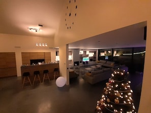 Fireplace - Luxurious Holiday Home in Maarkedal With Sauna (Maarkedal)