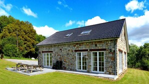 Exterior - Detached Natural Stone House With Sunny Garden and Terrace, Modern Interior (Lierneux)
