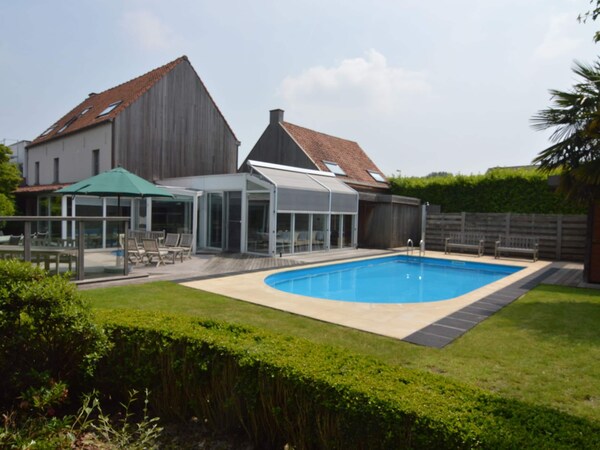 Beautiful Villa For Groups With Swimming Pool, Sauna And Wifi - Zottegem