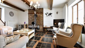 House | Living room - Luxury Pool Villa in Goesnes (Ohey)