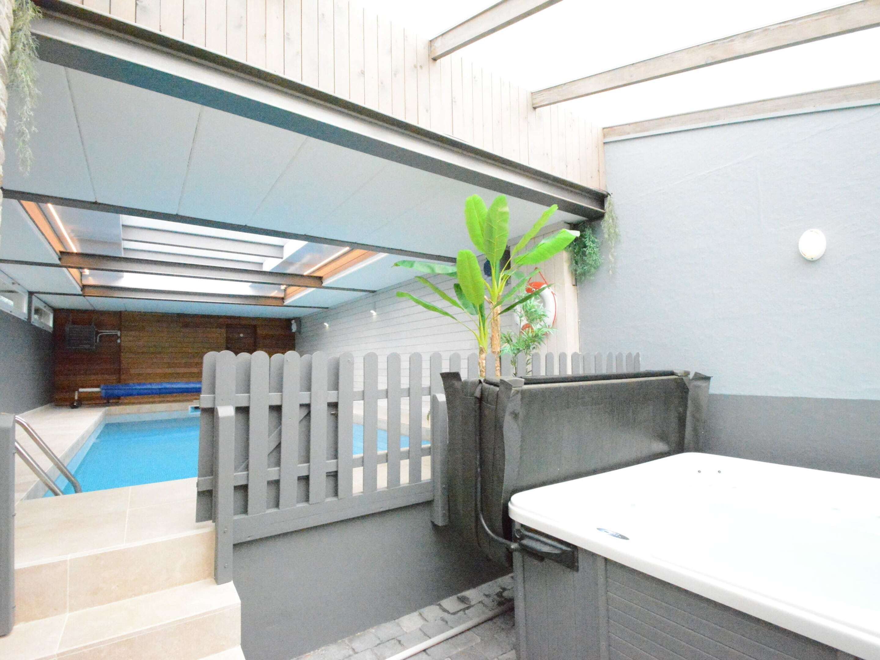 Indoor pool, outdoor pool