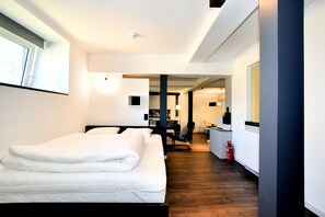 อพาร์ทเมนท์ | 1 ห้องนอน, ตกแต่งพิเศษโดยเฉพาะ, ผ้าปูที่นอน