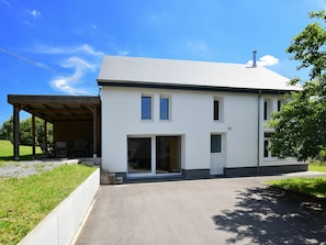 Exterior - Modern, Well-equipped House With Sauna, Spacious Garden and Nice View (Daverdisse)