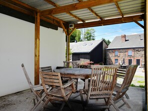 Balcony - Modern, Well-equipped House With Sauna, Spacious Garden and Nice View (Daverdisse)