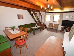House | Living room - Holiday Home on Ski-slope in Vítkovice With Terrace & Garden (Vitkovice)