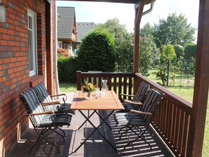 House | Balcony - Holiday Home With own Terrace and Fireplace, at the Salzhaff (Rerik)