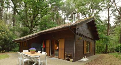 Attractive Wooden Holidayhome With Private Garden in a Natural Area