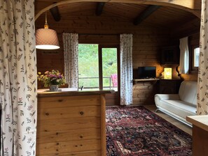 House | Living room - Holiday Home on a Horse Farm in Heath (Eschede)