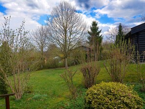 Balcony - Modern Wooden House in Sauerland Near Diemelsee With Separate Children's Playhouse (Diemelsee)