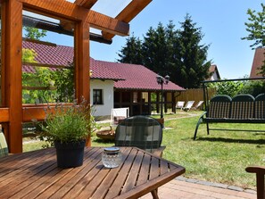 Balcony - Vintage Hoilday Home in Leina With Pond (Georgenthal)