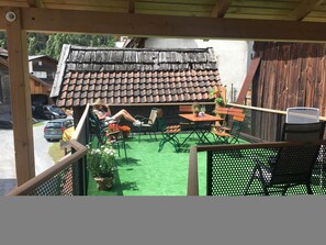 Ferienhaus | Balkon