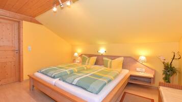 2 bedrooms, individually furnished, bed sheets