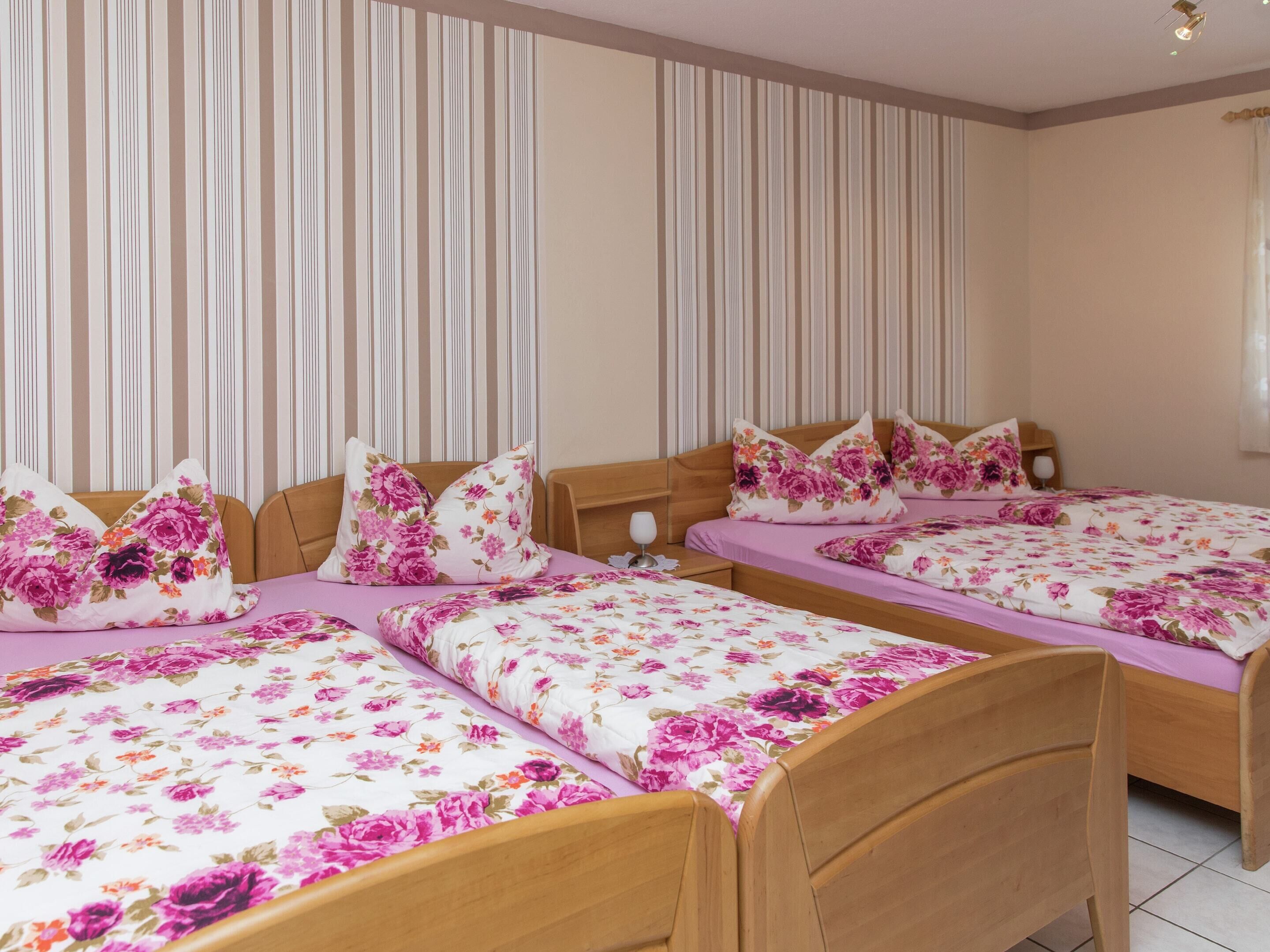 2 bedrooms, individually furnished, bed sheets