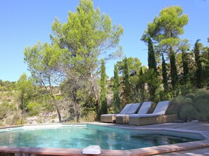 Outdoor pool - Idyllic Villa in Esparron-de-verdon With Barbecue (Esparron-de-Verdon)