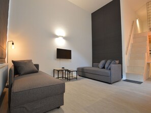 Apartment | Living room - New and Unique City Studio in Antwerp Zuid for 4 People (Antwerp)
