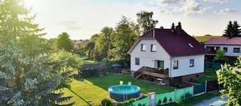 Detached Villa in South Bohemia With Outdoor Pool in the Fenced Garden