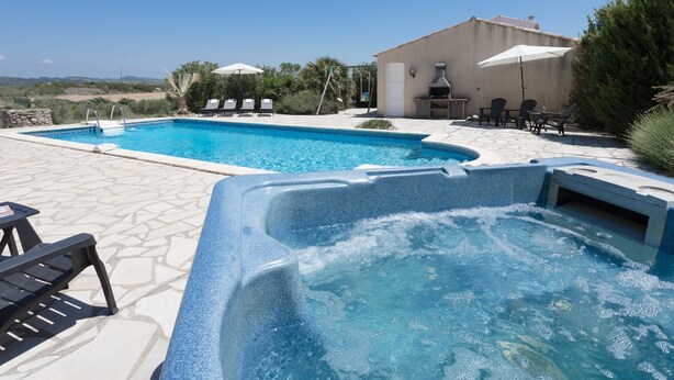 Villa | Pool - Spacious Villa With Studio and Private Olive Grove in the Beautiful Aigne (Aigne)