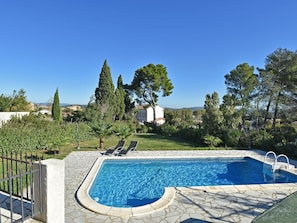 Unclassified image, 2 of 37, button - Spacious Villa With Swimming Pool, Jacuzzi, Trampoline, Swing, View, 500m Bakery (Escales)