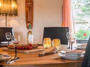 Dining - Charming French Villa With Pool (Cebazan)