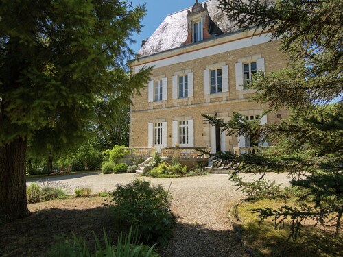 Upscale Mansion in Brouchaud With Views Across Private Pool