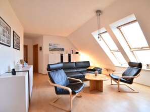 Living area - Luxury Holiday Home With Sauna (Insel Poel)