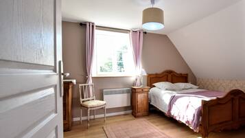 House | 2 bedrooms, individually furnished, bed sheets