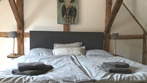 ハウス | 5 室のベッドルーム、アイロン / アイロン台、客室ごとに異なるインテリア、ベッドシーツ