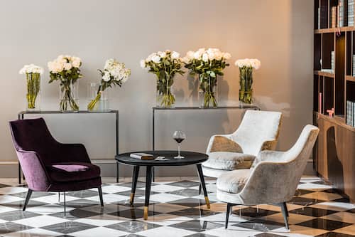 Sala de estar en el lobby