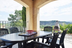 Ferienhaus | Balkon