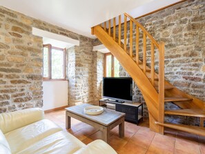 Ferienhaus | Wohnzimmer | Kamin