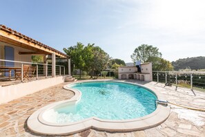 Villa | Pool | Indoor pool, outdoor pool - Sunny Roquebrun Getaway (Roquebrun)