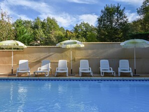 Outdoor pool - Spacious Holiday Home With Private Swimming Pool in Vitrac (Vitrac)