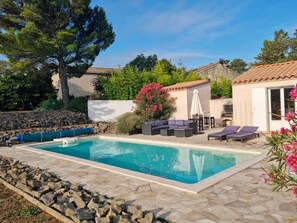 Pool - Spacious Villa With Heated Pool and EV Charger (Castelnau-d'Aude)