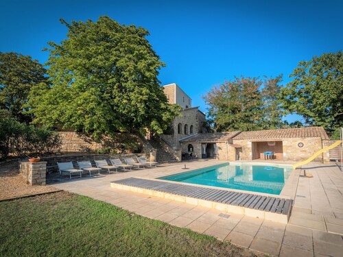 Holiday Home in Saint-marcel-de-careiret With Heated Pool