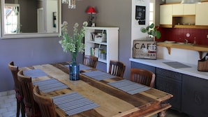 Dining - Wonderful Holiday Home With Private Pool and Terraces Near Dun-les-places (Dun-les-Places)