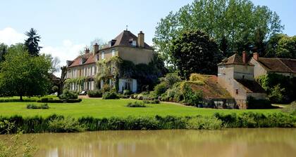 Mansion in Champvert With Pond View Terrace