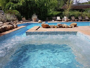 Outdoor pool - Gorgeous Villa in Les Mages With Jacuzzi (Les Mages)