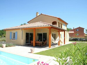 Villa | Exterior - Sun Drenched Villa in Ardeche With Pool (Vallon-Pont-d'Arc)