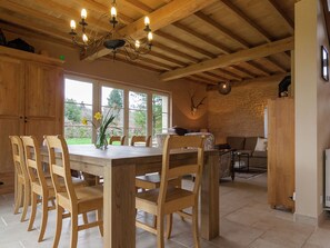Dining - Beautifully Located Country House With Heated Pool (Auriac)