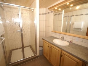 House | Bathroom | Shower - Spacious Holiday Home With Private Garden in Saint-bresson (Saint-Bresson)