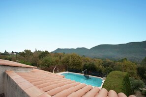 View from property - Villa in Bagnols With Pool & Near Nature Parks (Bagnols-en-Foret)