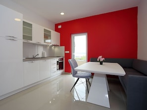 Dining - Newly Built Holiday Home in a Quiet Area, 2 Spacious sea View Terraces, Parking (Zadar)
