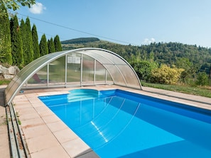 Outdoor pool - Beautiful, Modern Chalet Near to La Bresse (Le Menil)