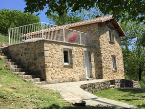 Exterior - House in Ardeche Near Ray-pic Falls (Saint-Pierre-de-Colombier)