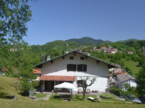 Rustic House in Mountain Surroundings and Views From a Lovely Garden