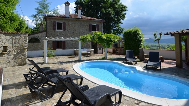 Exterior - Beautiful Villa With Private Swimming Pool, Garden and Panoramic View 10-5 (Gemmano)
